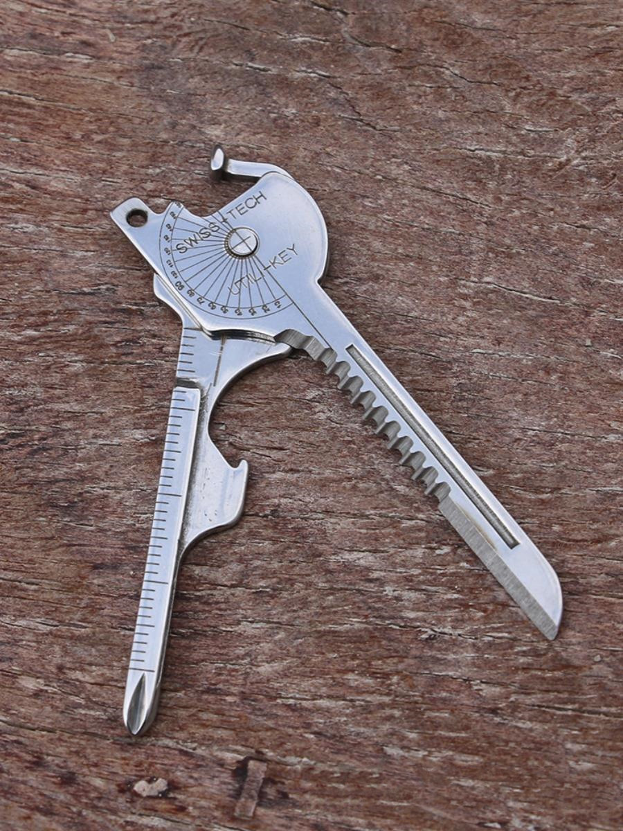 Multifunctional Keychain 8-in-1 Mini Portable Waist Tool Multifunctional Keychain 8-in-1 Mini Portable Waist Tool