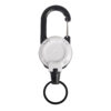 White Backpack Steel Rope Retractable Keychain Outdoor Fishing Anti-Loss Hand Strap