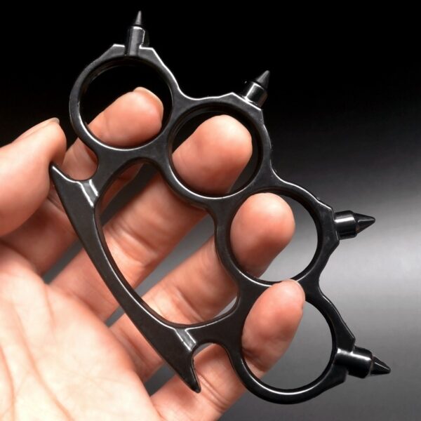 Pointed Ring Novelty Brass Knuckles