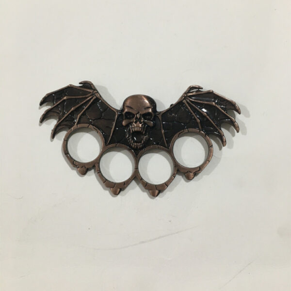 Skull Bat Novelty Brass Knuckles