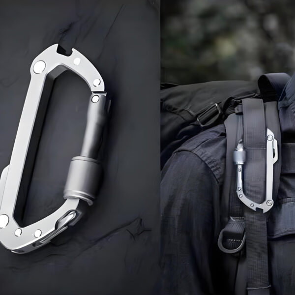 Stainless Carabiner Multi-Tool