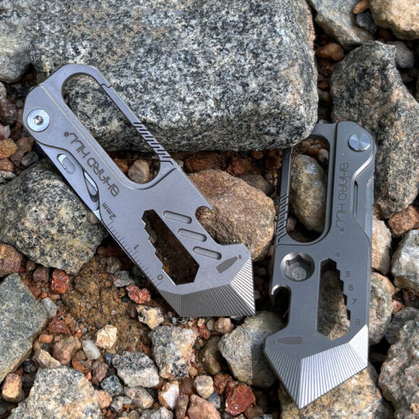 Titanium EDC Multi-Tool Keychain